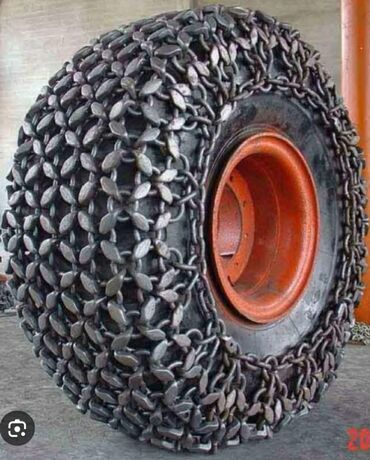 цепь для шин: Противоскользящая цепь/защитная сетка для крупногабаритных шин