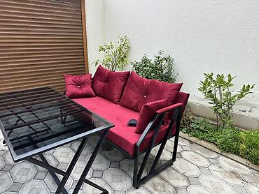 balaca kreslo: Yeni, 2 divan, Jurnal masası, Metal, Azərbaycan — 2