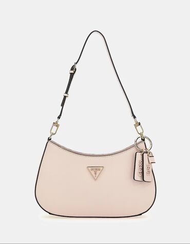 оригинал сумки: Женская сумка Guess на плечо noelle сафьян розовый(оригинал)