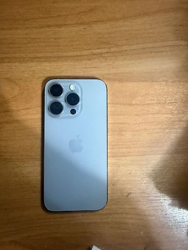 lphone x: IPhone 15 Pro, Б/у, 256 ГБ, Natural Titanium, Чехол, 80 % — 1