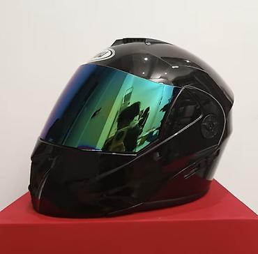 moto r15: Motosiklet dəbilqəsi, 2-ci şəkildəki açılıb-bağlanan mat Qara model — 8