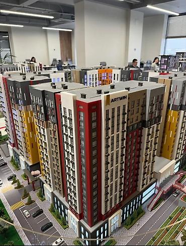 Продажа квартир: 1 комната, 48 м², Элитка, 12 этаж, Готовая ПСО (под самоотделку) at lalafo.kg — 3 Продажа квартир: 1 комната, 48 м², Элитка, 12 этаж, Готовая ПСО (под самоотделку) — 3