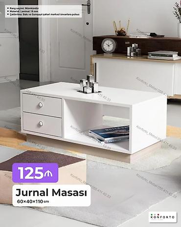 Ev və bağ: Düz masa, Açılmayan, Təkərsiz, Laminat, Zəmanətsiz — 1