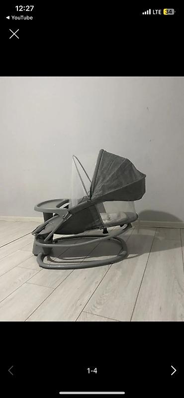 гамак для купания новорожденных: Детский шезлонг-качалка с козырьком и москитной сеткой. Особенности — 1