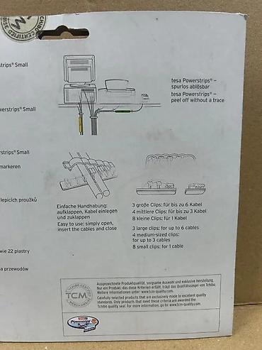 Vezice za kablove: TCM Tchibo set za organizaciju kablova – Cable Manager Set (20 delova) — 9