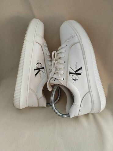 Women's Sneakers and athletic shoes: Calvin Klein, 38, bоја - Bela — 11