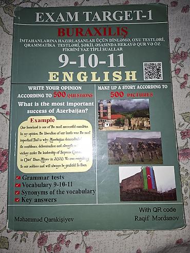 Testlər: Raqif Mərdanov, Məhəmməd Qarakişiyev ingilis dili, 9-10-11 ci — 1