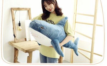 акула мягкая игрушка: Знаменитая Акула из IKEA 100 см Бесплатная доставка по всему кр