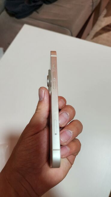 купить айфон из сша бу: IPhone 14, Колдонулган, 256 ГБ, Ак, 86 %