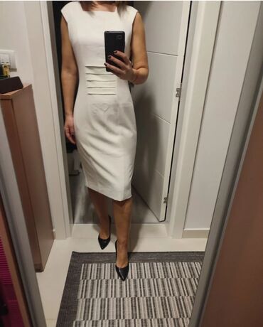Haljine: PS Fashion S (EU 36), bоја - Bela, Koktel, klub, Top (bez rukava) — 10