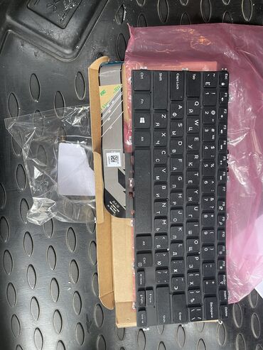 ноутбук dell: Клавиатура для ноутбука DELL Latitude 3400 6CY26 черная с подсветкой