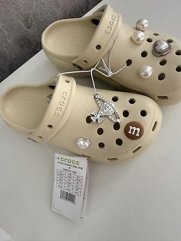 Сабо: Сабо, 36, 39, Crocs, Новый, цвет - Бежевый, Платная доставка, Бесплатная доставка, Самовывоз — 4