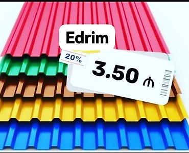 demir fermalar: Dam örtyünün satşi ve aksusari hazramasi Zavodan satiş catrlma — 2