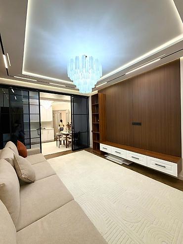 rent flat: 3 комнаты, 89 м², Асанбай мкр Элитка, 6 этаж, Дизайнерский ремонт — 2