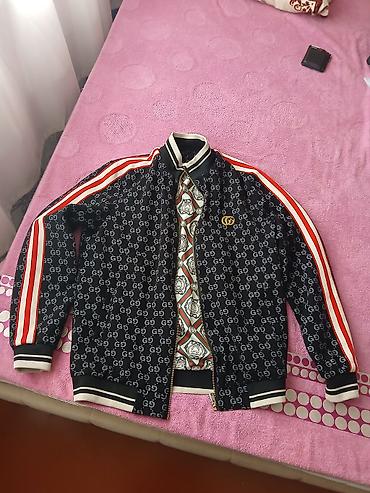 saxta baba maskasi: Pencək, Zolaqlı, Gucci, 3XL — 3