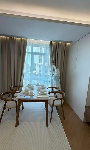 сдаю квартиру в районе бгу: 3 комнаты, 91 м², Азия Молл Элитка, 3 этаж, Евроремонт — 4