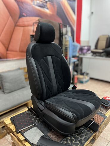 Чехлы и накидки на сиденья: Чехлы Экокожа, С подушкой, цвет - Черный, Mercedes-Benz, Новый, Самовывоз at lalafo.kg — 10 Чехлы и накидки на сиденья: Чехлы Экокожа, С подушкой, цвет - Черный, Mercedes-Benz, Новый, Самовывоз — 10