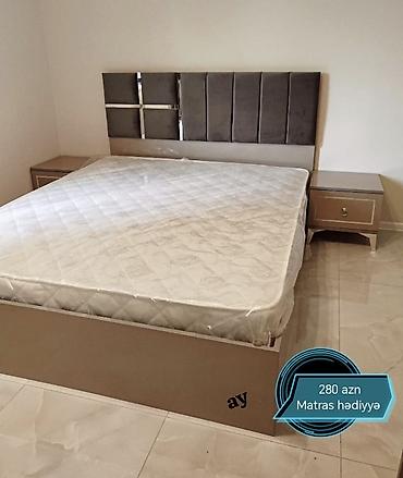 *ikineferlik taxt* 🛏️ Ölçü: 160×200 (matras daxil) tumba qiymətə daxil