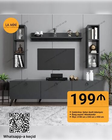 TV altlığı: Yeni, Düz TV altlığı, Polkalı, Laminat, Azərbaycan