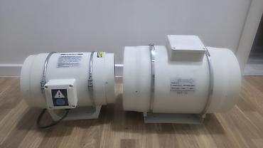 tavan ventilatoru: Məhsul: Kanal tipli inline ventilyatorlar (2 ədəd) Təsvir: - Havanın — 1