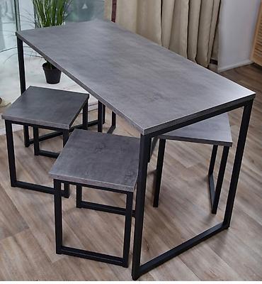 Столы для кафе: Стол для кафе, Новый, Прямоугольный, цвет - Коричневый — 9