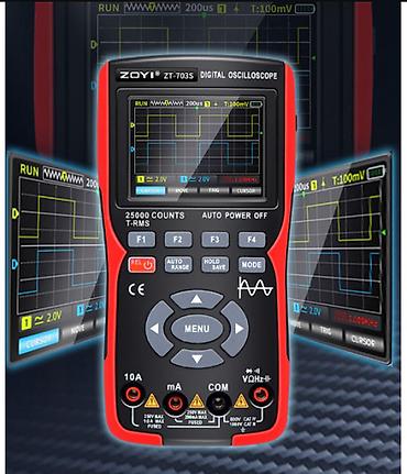 мир инстурментов: Цифровой прибор ZOYI ZT-703S — 3‑в‑1: осциллограф + мультиметр + — 3