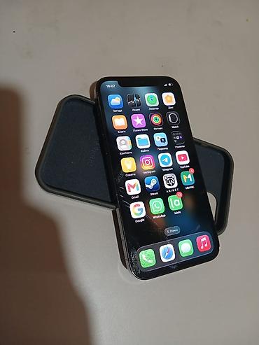 king: IPhone 12 Pro Max, Б/у, 128 ГБ, Графит, Чехол, 70 % — 5