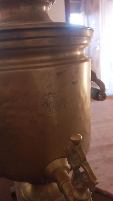 samavar qiyməti: Qədim samovar, 1920 il, Latun, Vəziyyəti: Əla — 2