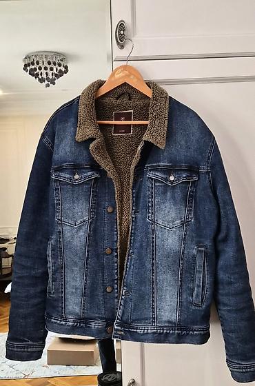 красный страитель: Джинсовая утеплённая куртка Climber B.C. Jeans, размер XL — 1