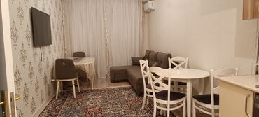 аренда квартира: Sumqayıt Mirvari Citi 2 otaq tam əşyalı 3 ci mərtəbədə yerləşir hamsı