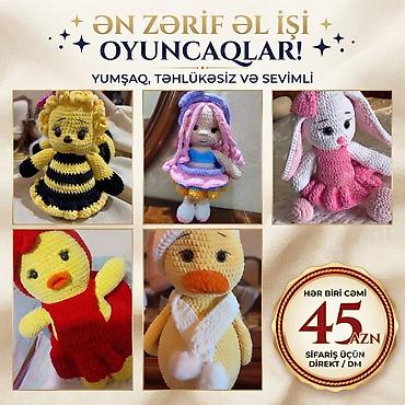 i̇nək yumşaq oyuncaqlar: Ən zərif əl işi oyuncaqlar – yumşaq, təhlükəsiz və sevimli! Məhsul — 1