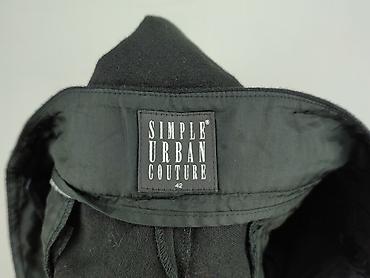 czarne botki ccc: SIMPLE, Spodnie materiałowe damskie, rozmiar XL — 4