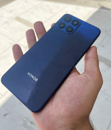 işlənmiş iphone 7 qiymeti: Honor X8, 128 GB, rəng - Mavi, Barmaq izi, Face ID