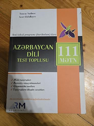 Testlər: Kitabların hər biri yenidir içində bir xətt belə yazılmayıb.Tək-tək — 4