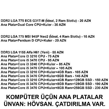 Ana platalar: Ana Platası Kompüter üçün Ana Platalar — 2