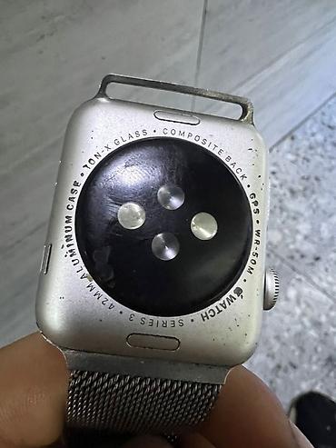Apple Watch: Apple Watch Series 3, 42 мм (алюминиевый корпус, Ion‑X Glass), GPS, WR — 4