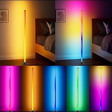 ambiyans: RGB LED künc döşəmə lampası – aplikasiyadan idarə olunan ambiyans — 2
