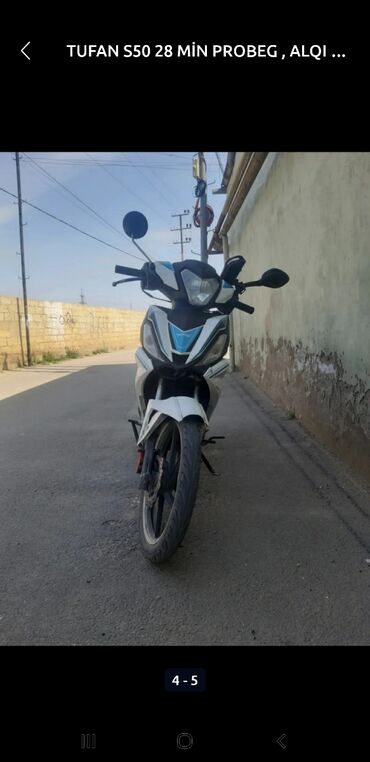 moto paltarı: - TUFAN S50, 50 sm3, 2023 il, 29000 km