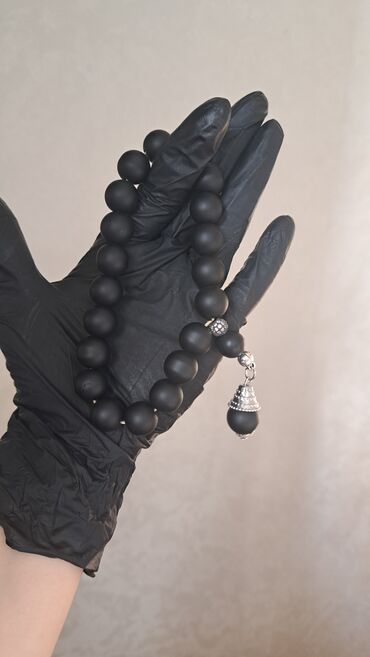 Təsbehlər: Təbii daşlardan hazırlanmış tesbih - Material: şəffaf-qonur tonlarda — 2