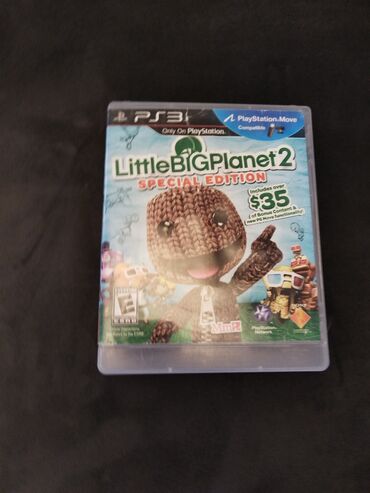 ps3 oyunlari 2013: Ps3 diski LittleBigPlanet 2, yaxşı vəziyyətdə
