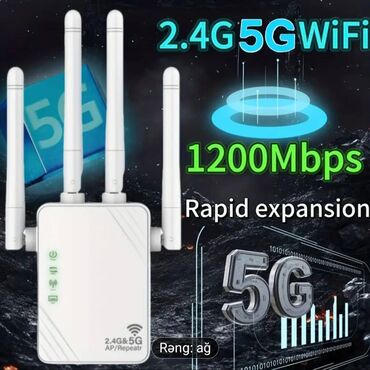 Modemlər və şəbəkə avadanlıqları: Artiq hec bir otaginiz wifi siz qalmayacaq beton evlerde, heyet — 1