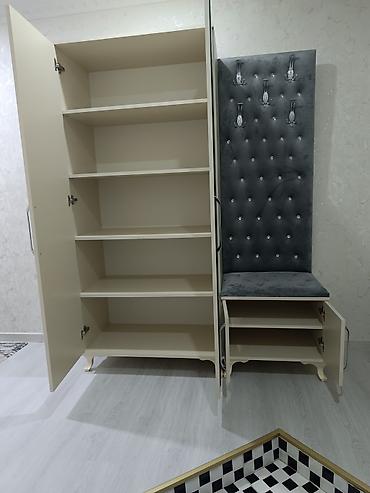 Dəhliz dolabları: Yeni, 2 qapılı, Güzgülü, Bej, Açılan, Düz dolab — 2