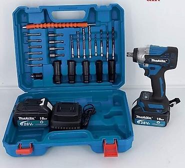 kzubr welding machine: Aku udarni odvijač+ bušilica šrafilica 128V, 15Ah + set alata8000 din — 1