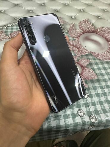 balaca telefonlar qiymeti: Xiaomi Redmi Note 8, 64 GB, rəng - Boz, 
 Barmaq izi, İki sim kartlı, Face ID