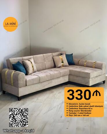 kunc divan metbex: Künc divan, Açılan, Bazasız, Parça, Şəhərdaxili pulsuz çatdırılma