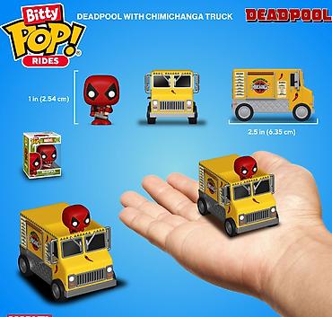 stranger things figur: Məhsul: Bitty Pop! Rides – Deadpool’s Chimichanga Truck - Rəsmi Funko — 3