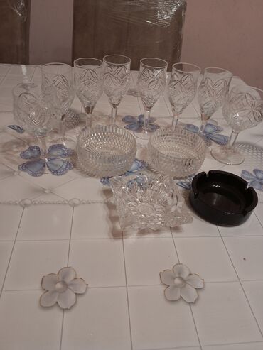 Qədəhlər: Qədəhlər, Xrustal, 8 ədədli dəst, Rusiya — 2