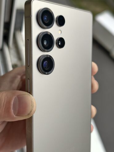 расурочка телефон: Samsung Galaxy S25 Ultra, Новый, 256 ГБ, цвет - Серый, 2 SIM, eSIM