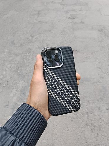 iphone 112: IPhone 15 Pro, Б/у, 256 ГБ, Графит, Чехол, 92 % — 5