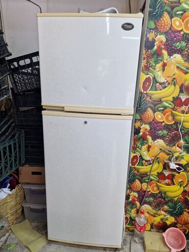 xaladenik gence: Б/у 2 двери Холодильник Продажа, цвет - Белый, С колесиками